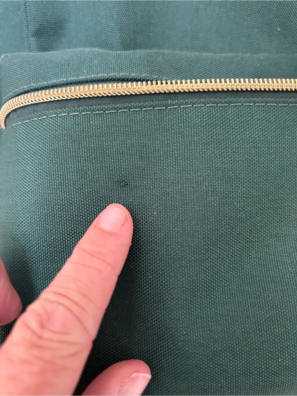 Himawari Laptop Backpack. Large USB charger. Travel. Work. School. Gold details. - Picture 9 of 12